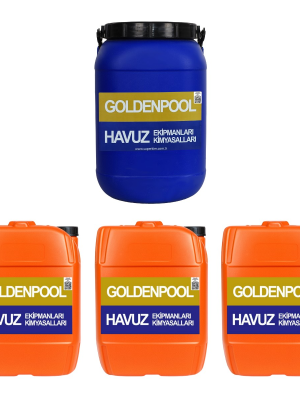 Goldenpool 4'lü Havuz Bakım Kimyasal Seti 56'lık 25 Kg