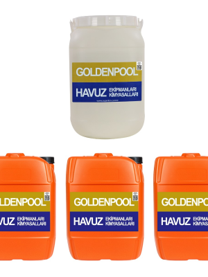 Goldenpool 4'lü Havuz Bakım Kimyasal Seti 90'lık 25 Kg