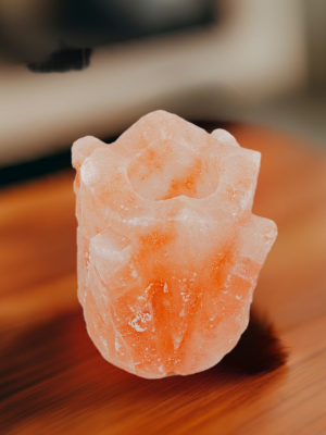 Doğal Himalaya Tuzu Mumluk Gül Figürlü 0,5-1 KG