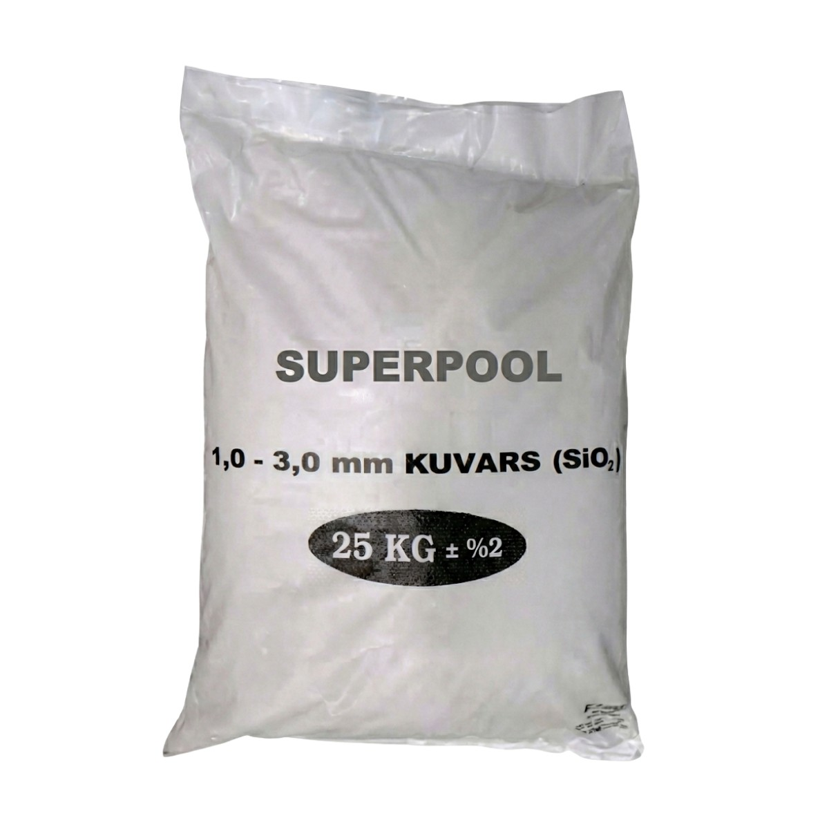 K1030 Superpool Havuz Filtre Temizleyici 1,0-3,0 mm Kuvars Kumu 25 KG
