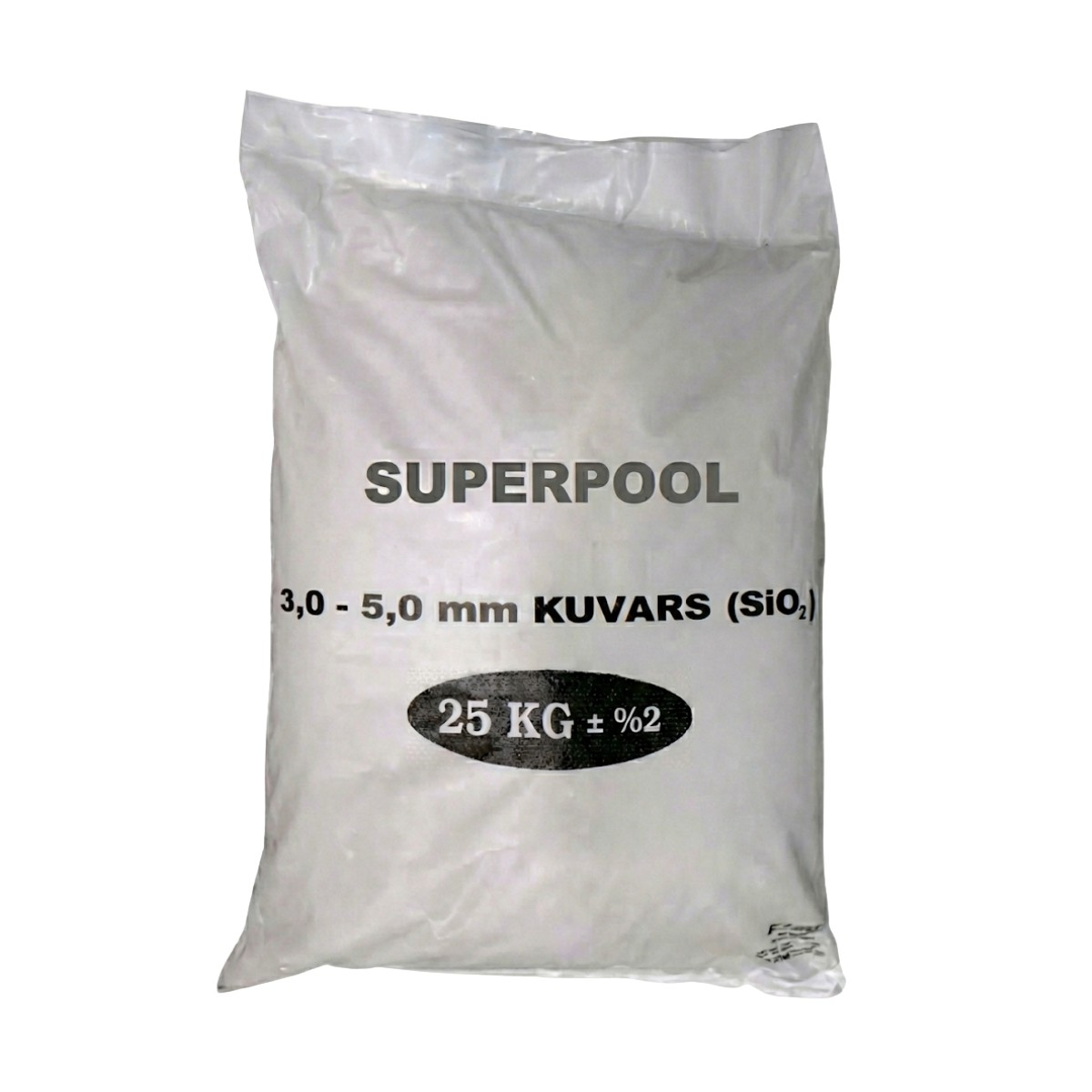 K3050 Superpool Havuz Filtre Temizleyici 3,0-5,0 mm Kuvars Kumu 25 KG