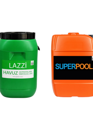 Lazzi Toz Klor-Superpool Sıvı Klor 25 KG Set