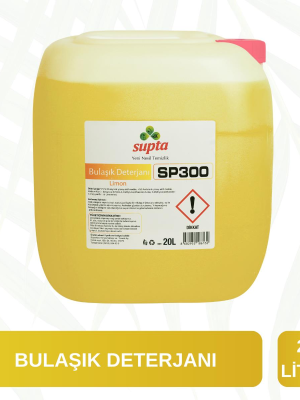 Supta Sıvı Bulaşık Deterjanı Limon Kokulu 20 LT