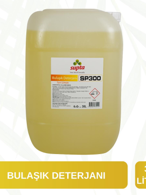 Supta Sıvı Bulaşık Deterjanı Limon Kokulu 30 LT