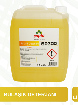 Supta Sıvı Bulaşık Deterjanı Limon Kokulu 5 LT