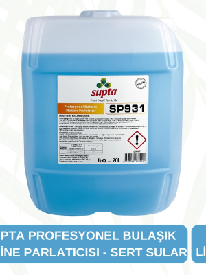 Supta Profesyonel Bulaşık Makine Parlatıcısı - SERT SULAR 20 LT
