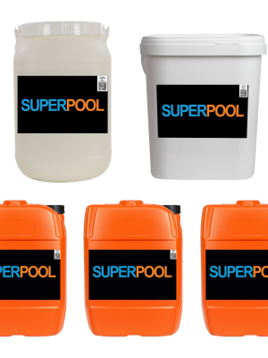 SPP Superpool 30-50 Metreküp Havuzlar İçin 2 Aylık Bakım Kimyasalı