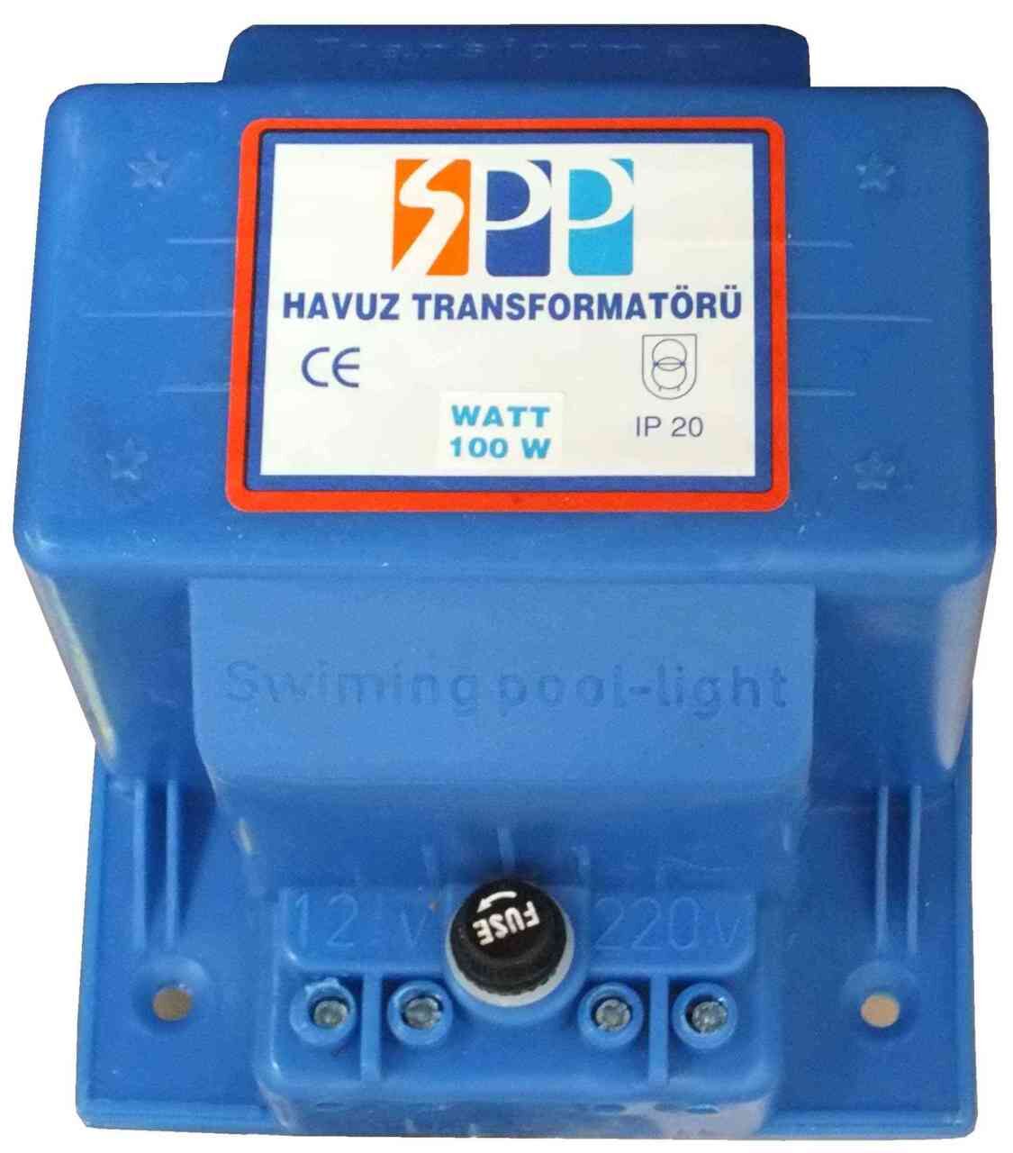 SPP100T SPP Superpool 100 W 12 V Çıkışlı 220 V Girişli Trafo