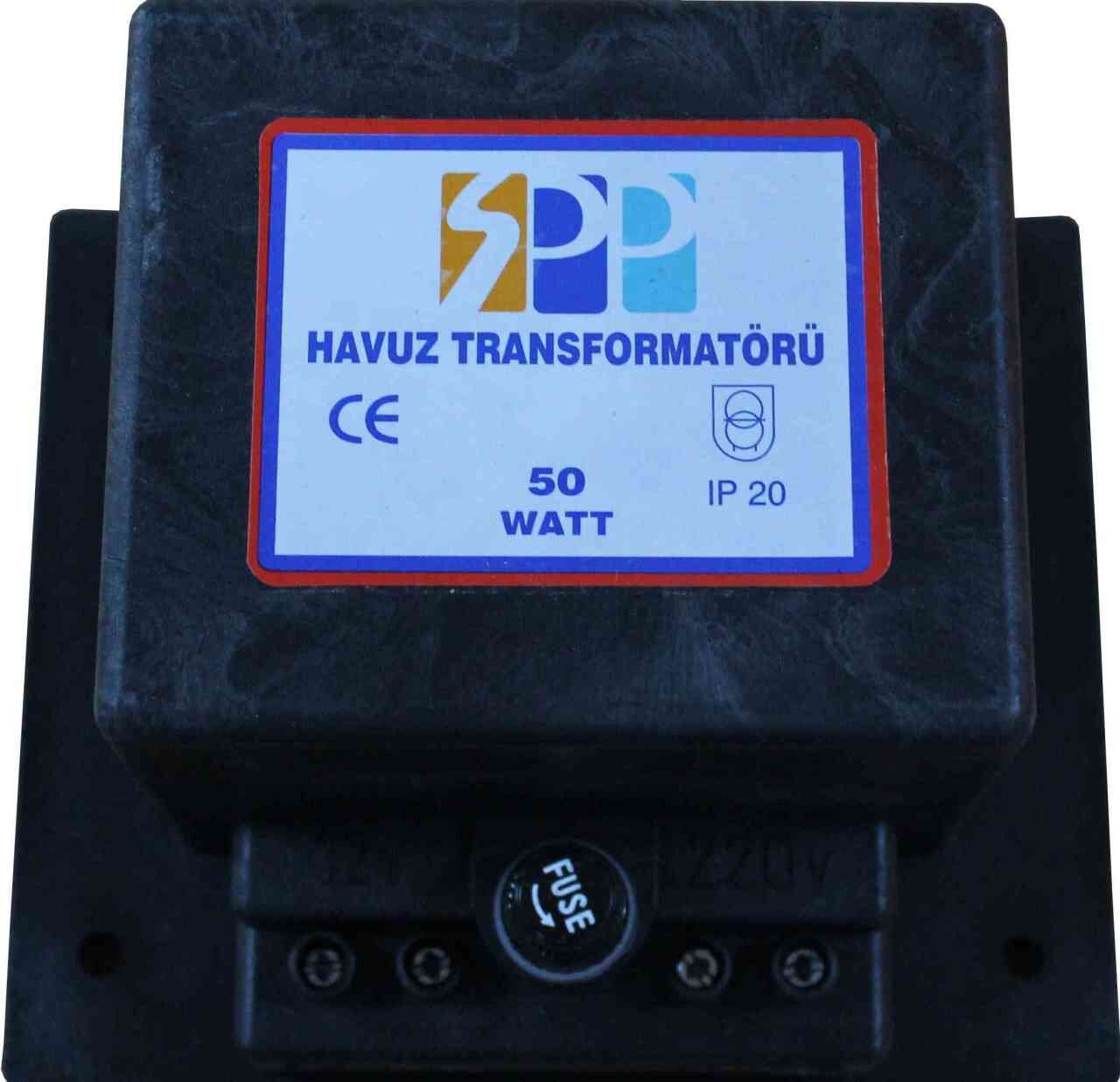 SPP50T SPP Superpool 50 W 12 V Çıkışlı 220 V Girişli Trafo
