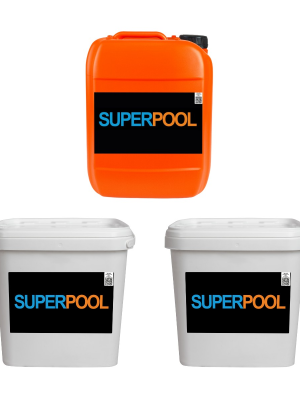 SPP Superpool Toz Klor- Yosun Önleyici - Toz ph Düşürücü Paketi