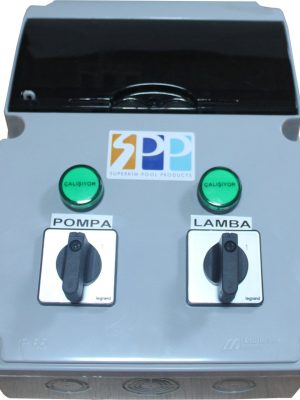 1 Grup Pompa-1 Grup Lamba (10 adet lamba) Monofaze Elektrik Kumanda Panosu