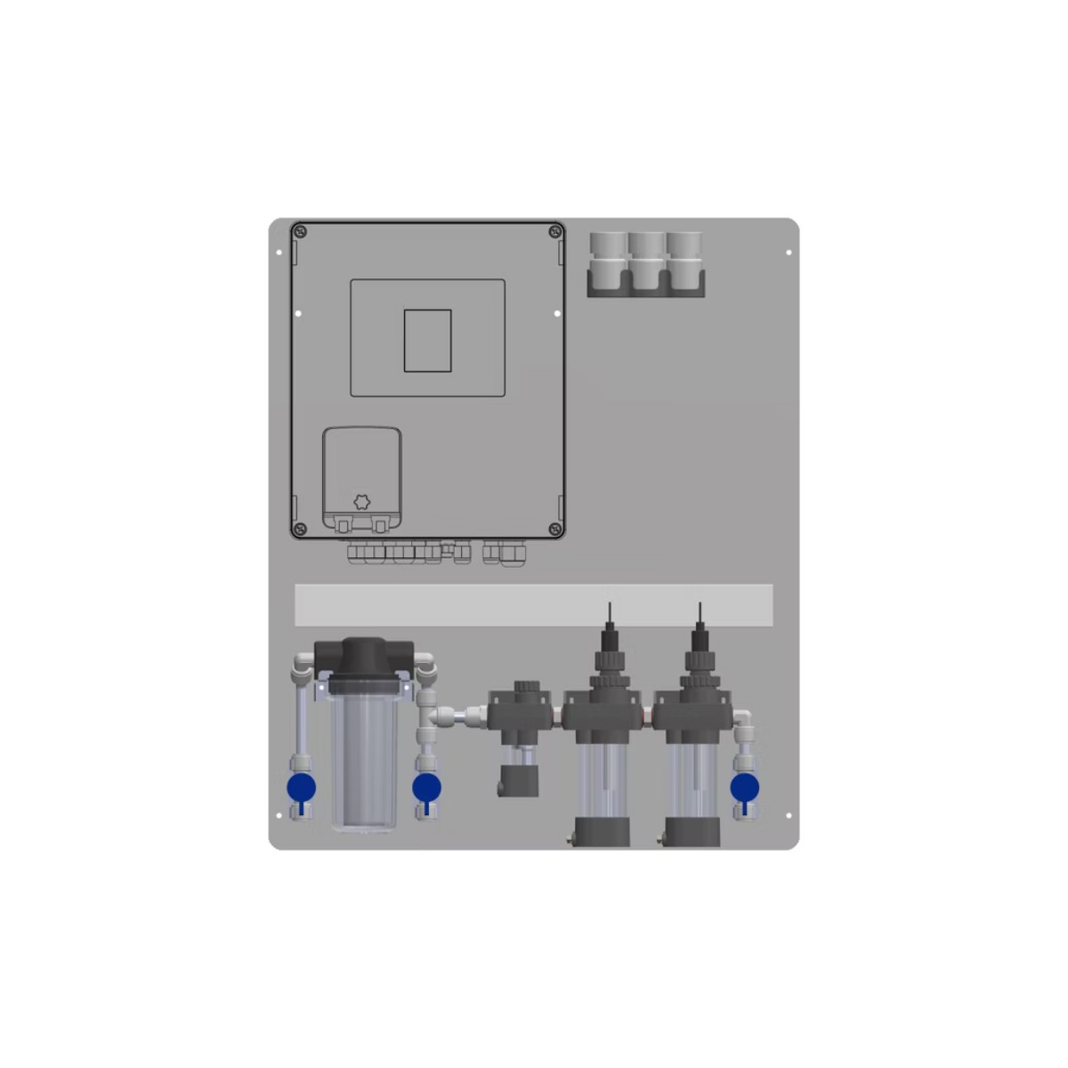 SPPPNL-2 Superpool pH Redox Kontrollü Tuz Elektroliz Seti için Montaj Sistemi