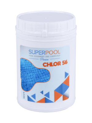 SPP Superpool Superchlor 56 Toz Klor 56 GR 1 KG Premium Havuz Kimyasalı