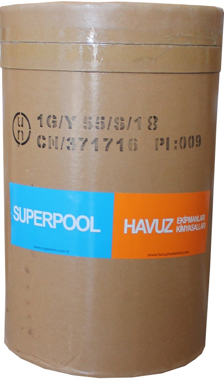 SUPERCHLOR9050 SPP Superpool Superchlor 90 Toz Klor 90 GR 50 KG Havuz Kimyasalı