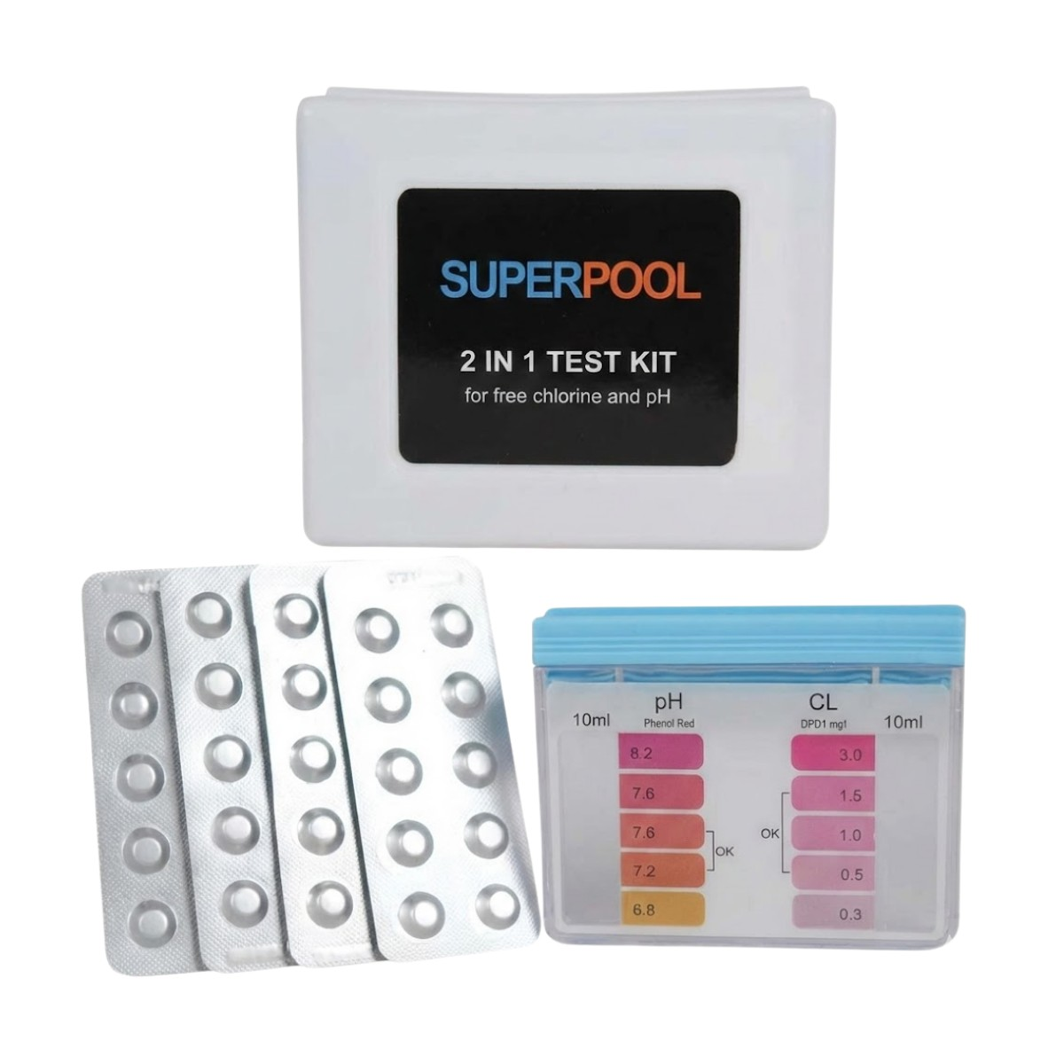 TK01Y2 Superpool Phenol Red pH Ölçümü İçin Yedek Tablet - (1 Adet)