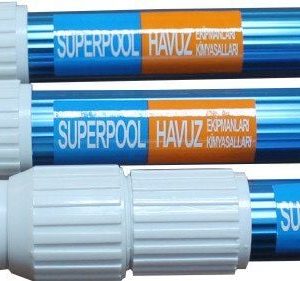 Superpool Havuz Temizlik Süpürgesi 2*2,4 Teleskopik Sapı